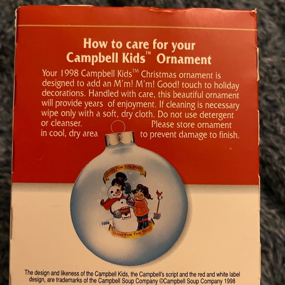 Campbell Soup’s Christmas ornament - Picture 3 of 9